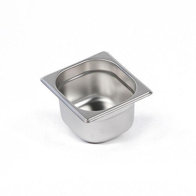 Гастроемкість без ручок прямокутна GN 1/6 "FOOD line" 17.6х16.2х10см/1600мл з нержавіючої сталі FoREST