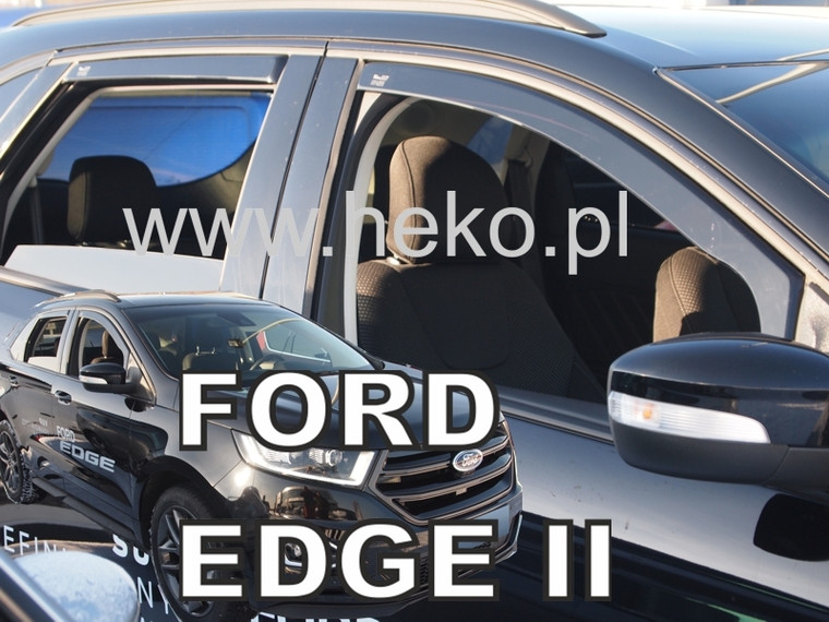 Дефлектори вікон Ford Edge II 2016+ 5D (вставні, кт - 4шт)