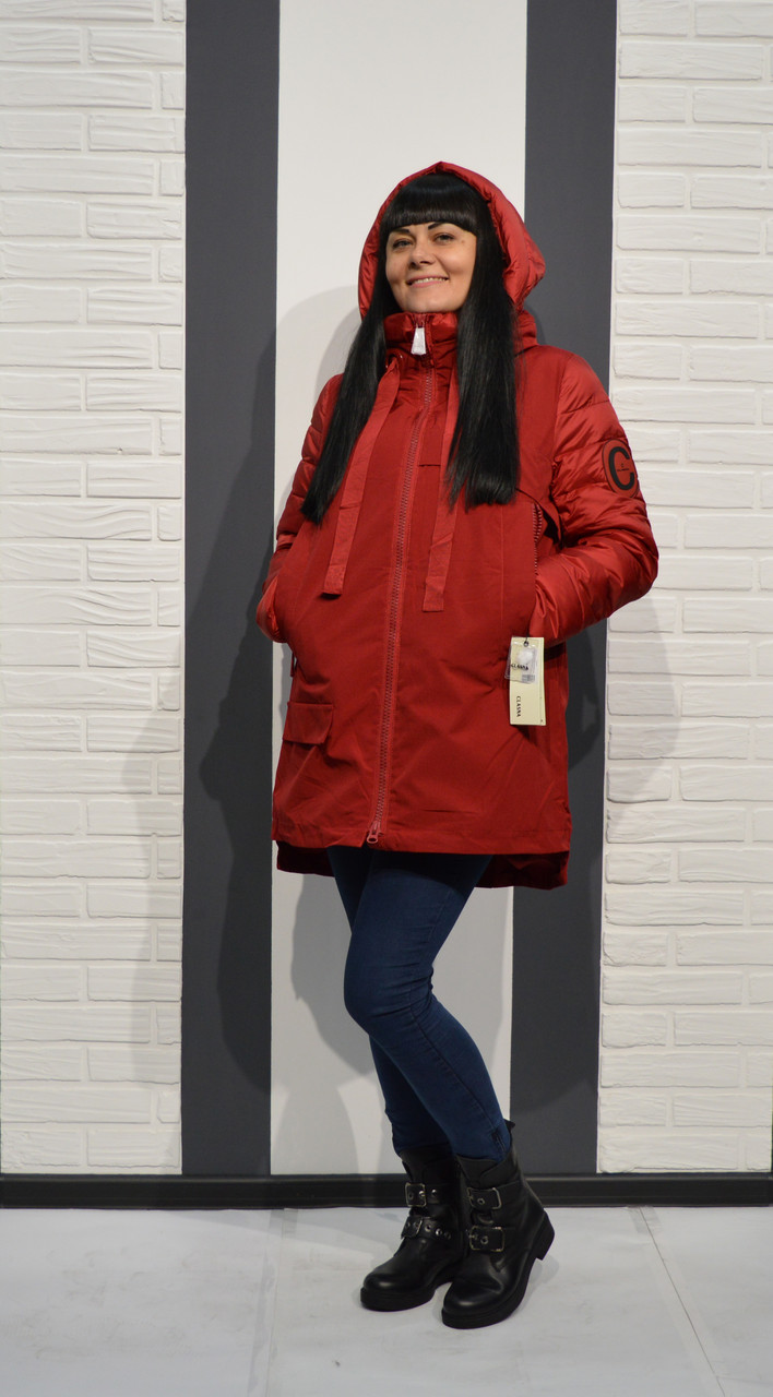 Пуховик-парка Красная CLASNA 305 XL — Купить Недорого на Bigl.ua ...