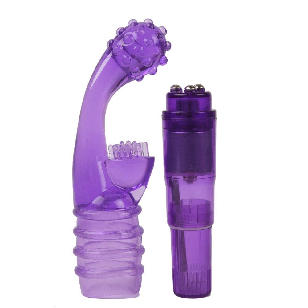 Вибратор для стимуляции клитора и точки G Фиолетовый: продажа, цена в ...