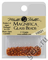 10031 бисер Mill Hill, 12/0 Persimmon Magnifica Glass Beads