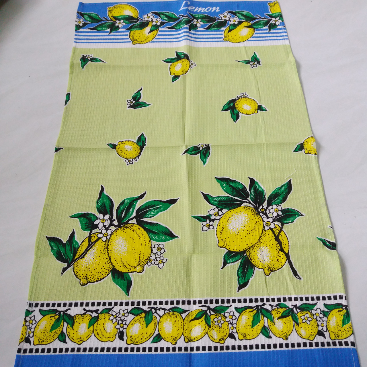 Готове вафельний рушник з лимонами Lemon 45х70 см