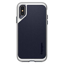Чохол Spigen для iPhone XS Neo Hybrid, Silver Satin, фото 5
