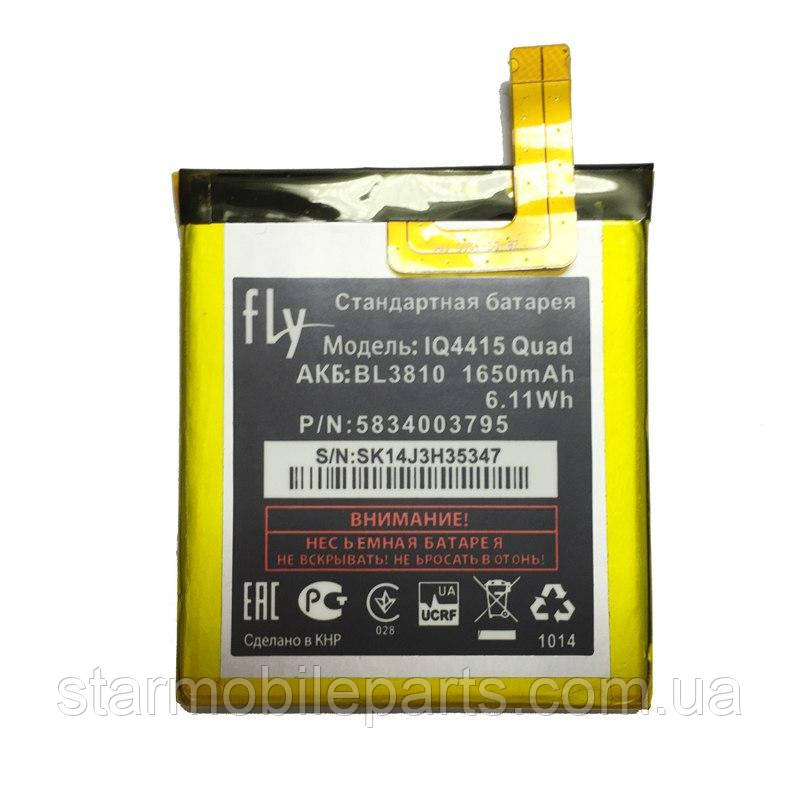Акумулятор BL3810 (АКБ, батарея) Fly IQ4415 (Li-ion 3.7v 1650mAh)