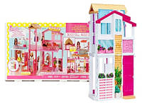 Великий набір Барбі Міський будинок Малібу Barbie Pink Passport 3 Story Townhouse