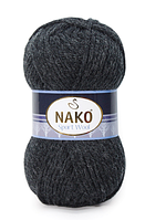 Nako SPORT WOOL ( Спорт Вул ) № 1441 антрацитовий (Вовняна пряжа з акрилом, нитки для в'язання)