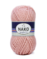Nako SPAGHETTI ( Спагетті ) № 11613 рожеве золото (Вовна з акрилом, нитки для в'язання)