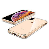 Чохол Spigen для iPhone XS Case Hybrid Ultra, Crystal Clear, фото 3