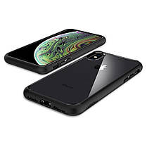 Чохол Spigen для iPhone XS Hybrid Ultra, Matte Black, фото 3