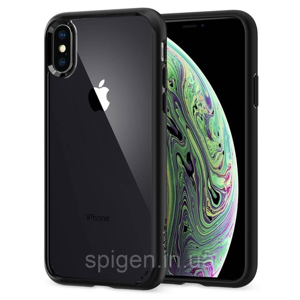 Чохол Spigen для iPhone XS Hybrid Ultra, Matte Black