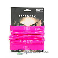 Баф зимовий для обличчя жіночий Face Mask рожевий