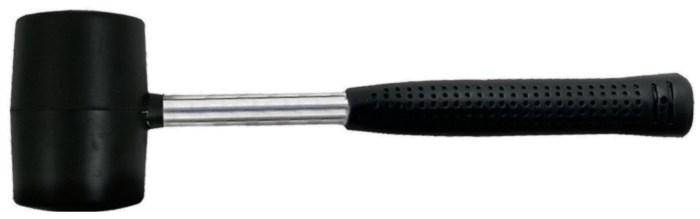 Киянка гумова 450г металева ручка Intertool HT-0231, фото 1
