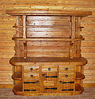 Буфет під старовину з кованними деталями