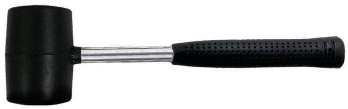Киянка гумова 340г металева ручка Intertool HT-0229, фото 2