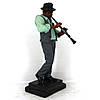 Статуетка музиканта з кларнетом, що виконує джаз музику S530, фото 2