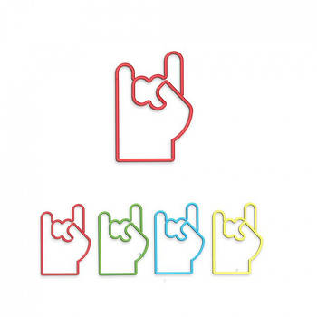 Скріпки для паперів Clip Heroes Rocket Design