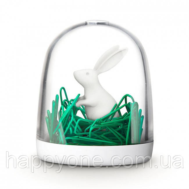 Диспенсер для скріпок Bunny in The Field Qualy