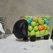 Контейнер Sheepshape Container Junior Qualy (прозорий-чорний), фото 2