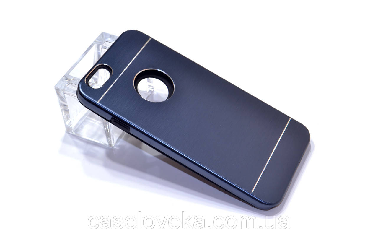 Чохол для Apple Iphone 6/6S "Металевий Blue"