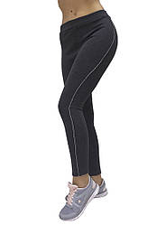 Теплі штани на хутрі з лампасами Арт.18125-сірі