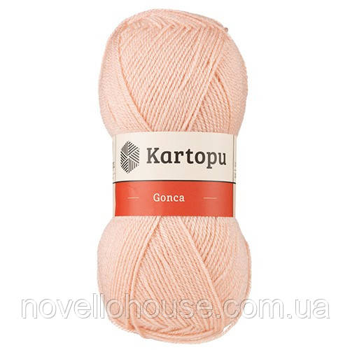 Kartopu GONCA (Картопу Гонка) № 1873 пудра (Пряжа 100% акрил, нитки для в'язання)