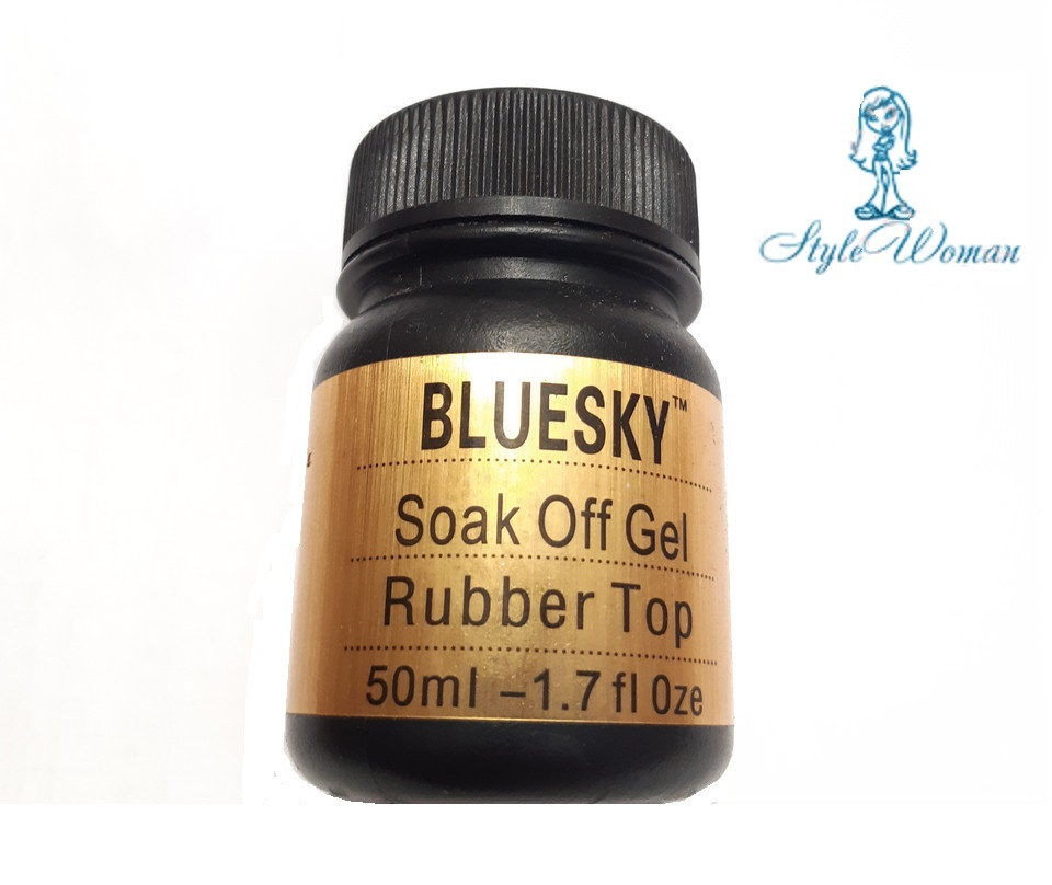 Bluesky Top Coat Блюскай топ гель фінішне покриття з липким шаром топ блюскай 50 мл