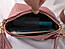 Жіноча сумочка маленька чорна через плече з пензликами, фото 7