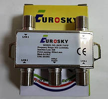 DiSEqC 2.0 4x1 Eurosky DSW-7107P (дисек, дайсек)