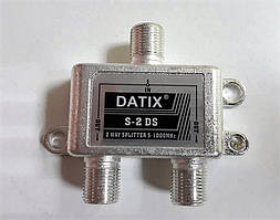 Ділитель ТБ сигналу DATIX Splitter 1x2, корпус метал