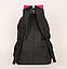 Рюкзак спортивний місткий чорний із тканини, фото 5