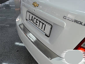 Накладка на бампер Chevrolet Lacetti 4D