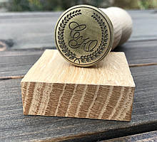 Печатка для сургучу "Ініціали"