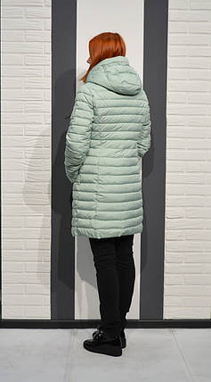 Пуховик осінній м'ята CLASNA 019 розмір L, фото 2