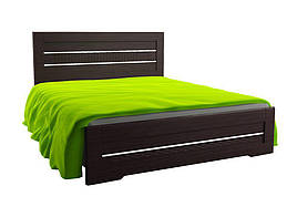 Ліжко в спальню з висувними шухлядами з ДСП/МДФ Соломія 90*200 Венге Неман