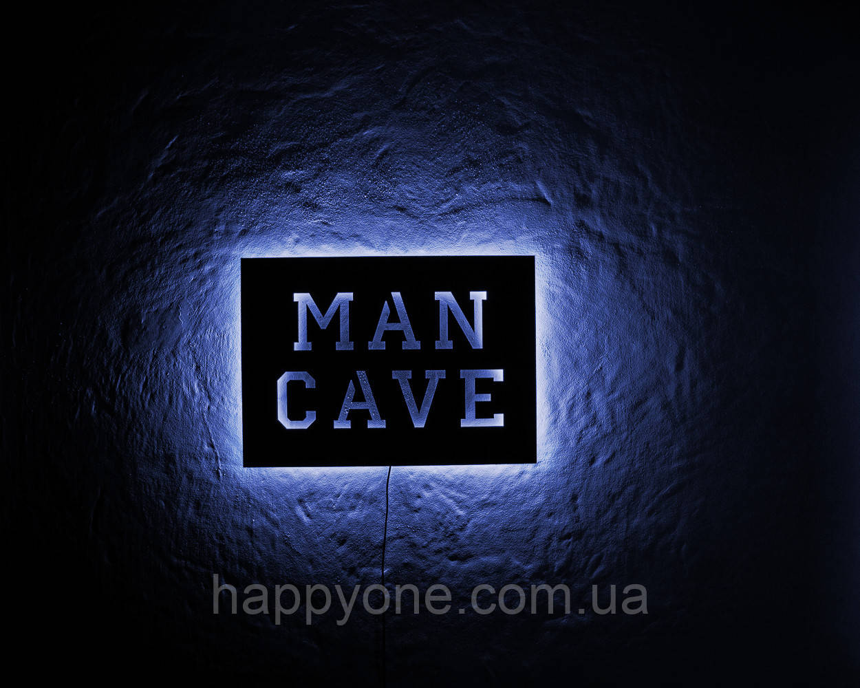 Світильник настінний Man Cave (синє світло)