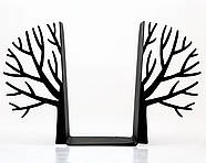 Упори для книг Зима (чорне), фото 3