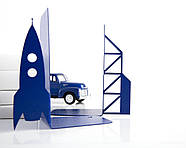 Тримачі для книг Політ на місяць (синій), фото 3