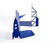 Тримачі для книг Політ на місяць (синій), фото 4