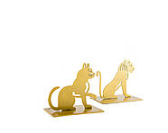 Упори для книг Лев і Кіт, фото 3