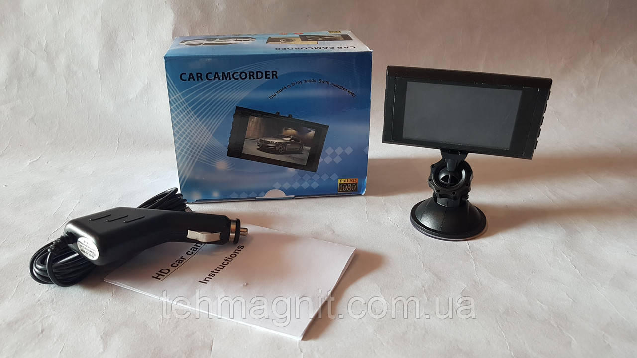 Автомобільний відеореєстратор Full HD 1080P DVR камера-реєстратор з мікрофоном Dashcam Size car digit
