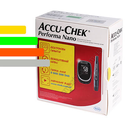 Глюкометр Акку Чек Перформа Нано -Accu-Chek Performa Nano, фото 3