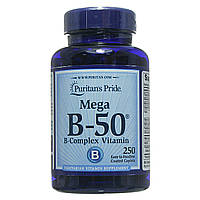 Вітаміни В-50 комплекс, Vitamin B-50 Complex, Puritan's Pride, 250 таблеток