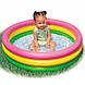 Дитячий надувний басейн Intex 58924-1 «Райдуга», з кульками 10 шт., 86 х 25 см , фото 3