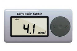 Апарат для вимірювання рівня глюкози в крові EasyTouch Simple