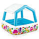 Дитячий надувний басейн Intex 57470-1 «Акваріум» зі знімним навісом, з кульками 30 шт, 157 х 157 х 122 см, фото 4