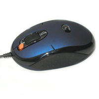 Миша MOP-20D-1 2x Click, оптична, USB темно-синя