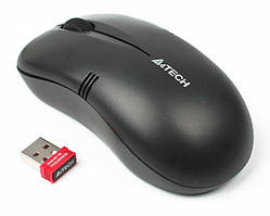 Миша A4-G3-230 N USB V-Track, радіо 10 м 2.4 ГГц, 1000dpi, 4D, чорна