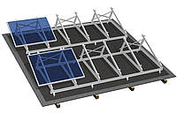 Конструкция на плоскую крышу для солнечных панелей ( Алюминий )