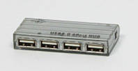 Концентратор Viewcon VE410 USB 2.0, 4 ports, с БП