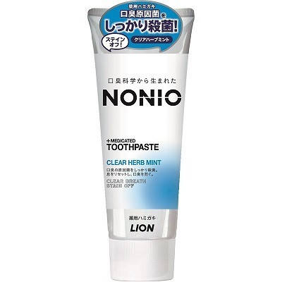 Зубна паста комплексної дії LION Nonio +Medicated Toothpaste трав'яна м'ята 130 г (259299), фото 2